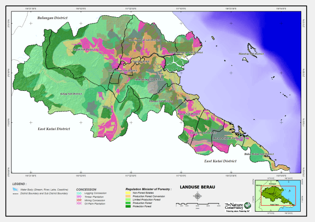 Peta Landuse Berau