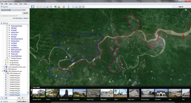 Kondisi Sektar Sungai Yang dikelilingi oleh perkebunan Sawit dan Tambang Batubara