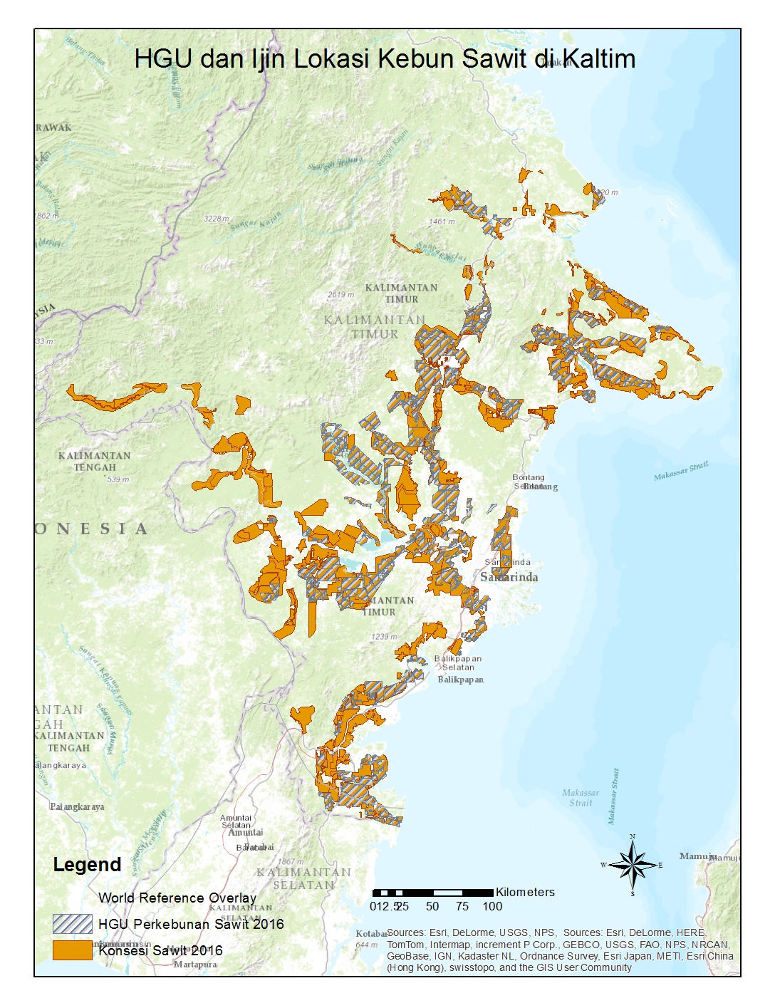 Konsesi Sawit Kaltim